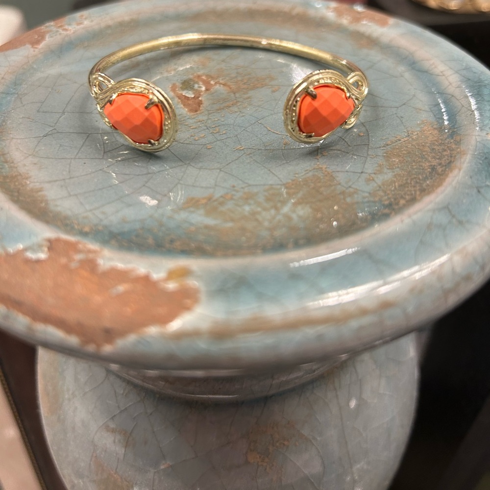 COPY - KENDRA SCOTT Andy gold pinch cuff bracelet, retired style